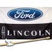 FORD LINCOLN  2 1/2' X 3 1/2'  Polyester Flag, Pole And Mount.