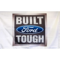 Built Ford Tough Car Lot Flag