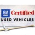 GM CERT USED VEHICLES  2 1/2' X 3 1/2'   Flag, Pole And Mount.