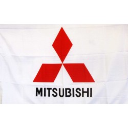 Mitsubishi Logo Car Lot Flag
