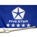 Five Star Blue 2.5' x 3.5' Flag, Pole and Mount