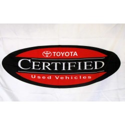 Toyota Certified Used Vehicles Car Lot Flag