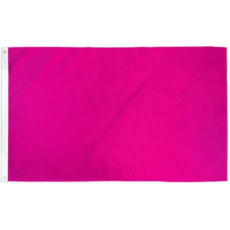 Solid Magenta 3' x 5' Polyester Flag