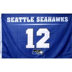 Seattle Seahawks 12th Man 3' x 5' Polyester Flag