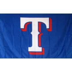 Texas Rangers T 3' x 5' Polyester Flag