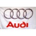 Audi White 3' x 5' Polyester Flag