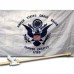 United States Coast Guard 3' x 5' Nylon Flag, Pole and Mount