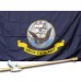 United States Navy 3' x 5' Nylon Flag, Pole and Mount
