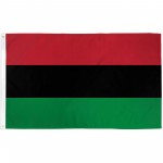 Afro American 3' x 5' Polyester Flag
