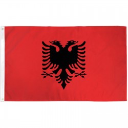 Albania 3' x 5' Polyester Flag