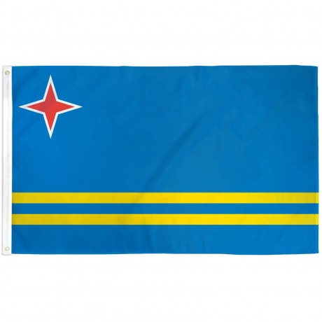 Aruba 3' x 5' Polyester Flag