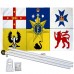 Australia Royal Standard 3' x 5' Polyester Flag, Pole and Mount