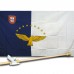 AZORESCOUNTRY 3' x 5'  Flag, Pole And Mount.