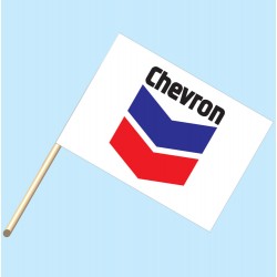 Cheveron Flag/Staff Combo