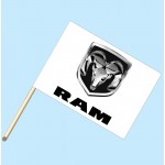 Dodge Ram Flag/Staff Combo
