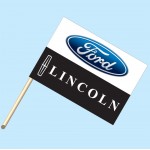 Ford Lincoln Flag/Staff Combo