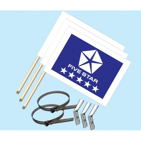 Five Star Blue Triple Flag Bundle