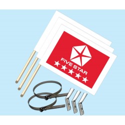 Five Star Red Triple Flag Bundle