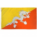 Bhutan 3' x 5' Polyester Flag