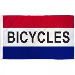 Bicycles Patriotic 3' x 5' Polyester Flag