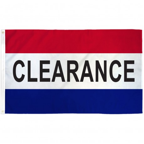 Clearance Patriotic 3' x 5' Polyester Flag