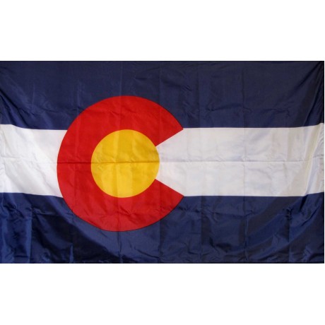 Colorado 3'x 5' Solar Max Nylon State Flag