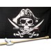 DEADMANS CHEST PIRATE 3' x 5'  Flag, Pole And Mount.