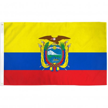 Ecuador 3'x 5' Country Flag