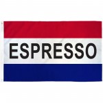 Espresso Patriotic 3' x 5' Polyester Flag