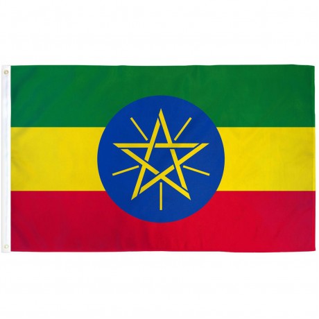 Ethiopia (New) 3'x 5' Country Flag
