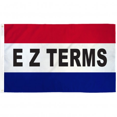 EZ Terms Patriotic 3' x 5' Polyester Flag