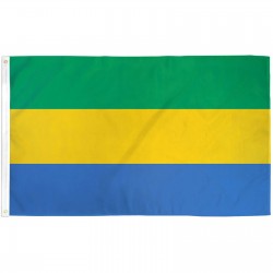 Gabon 3'x 5' Country Flag