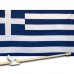 GREECE COUNTRY 3' x 5'  Flag, Pole And Mount.