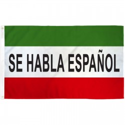 Se Habla Espanol 3' x 5' Polyester Flag