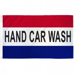 Hand Car Wash 3' x 5' Polyester Flag