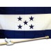 HONDURAS COUNTRY 3' x 5'  Flag, Pole And Mount.