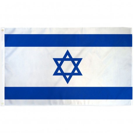Israel 3'x 5' Country Flag