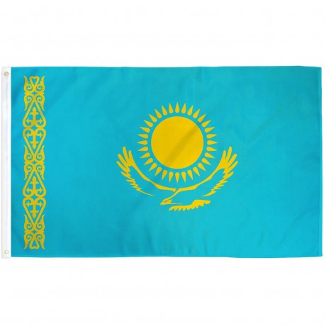 Kazakstan 3'x 5' Country Flag