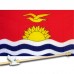 KIRIBATI COUNTRY 3' x 5'  Flag, Pole And Mount.