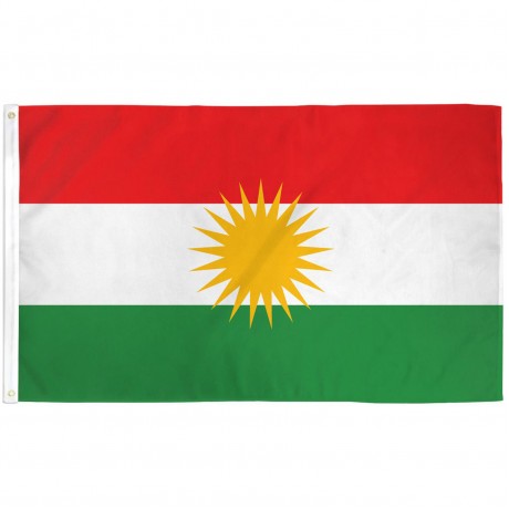 Kurdistan 3'x 5' Country Flag