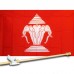 LAOS OLD COUNTRY 3' x 5'  Flag, Pole And Mount.
