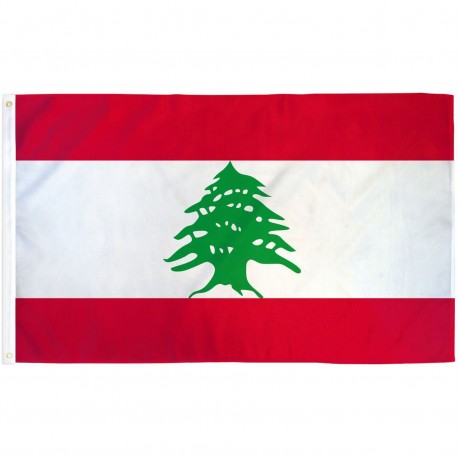 Lebanon 3'x 5' Country Flag