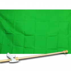 LIBYA COUNTRY 3' x 5'  Flag, Pole And Mount.