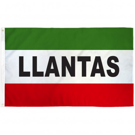 Llantas 3' x 5' Polyester Flag