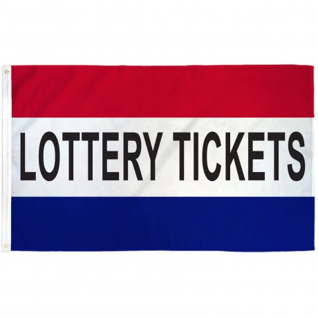 Lottery Tickets Patriotic 3' x 5' Polyester Flag