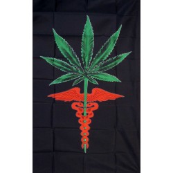 Medical Marijuana Vertical 3' x 5' Polyester Flag