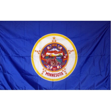 Minnesota 3'x 5' Solar Max Nylon State Flag