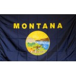 Montana 3'x 5' Solar Max Nylon State Flag