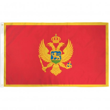 Montenegro 3'x 5' Country Flag