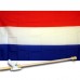 NETHERLAND COUNTRY 3' x 5'  Flag, Pole And Mount.